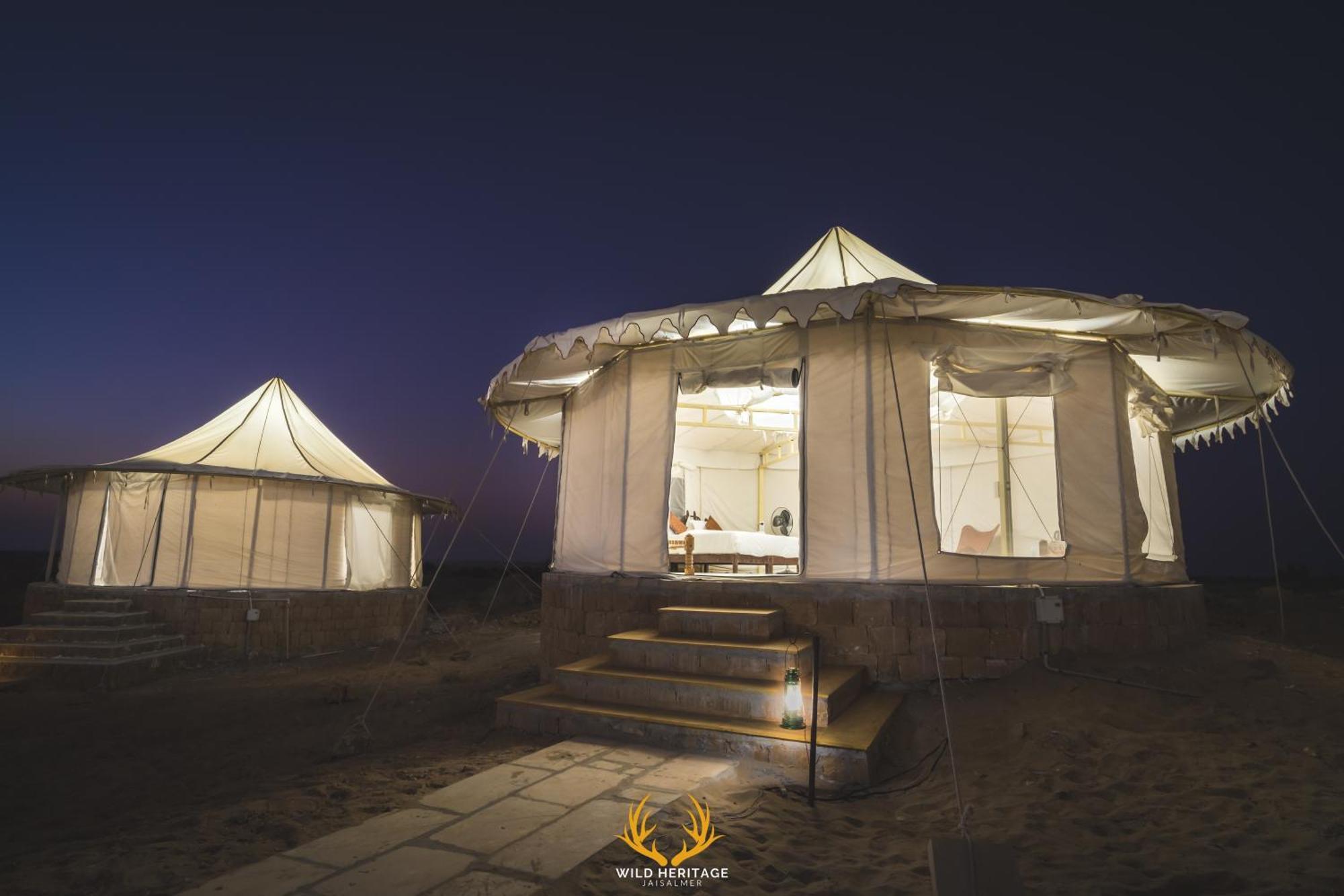 Wild Heritage Desert Camp Hotel Джайсалмер Екстериор снимка